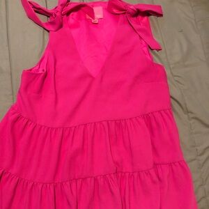 Gorgeous hot pink Lilly party dress